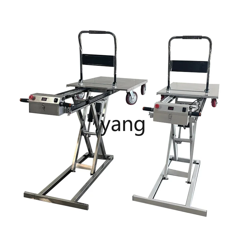 

YJQ electric truck hand push mobile automatic hydraulic lifting small truck lifting platform