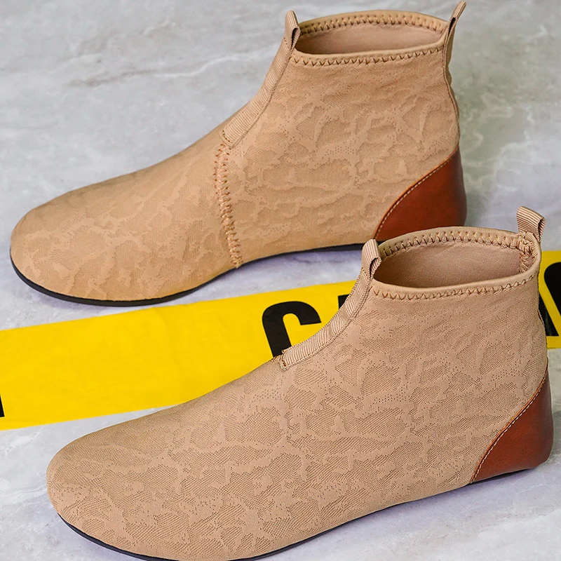 YRZL Herren-Loafer, atmungsaktives Mesh, hohes Oberteil, leichte Mokassins zum Hineinschlüpfen, Freizeitschuhe für Herren, bequeme Wanderschuhe