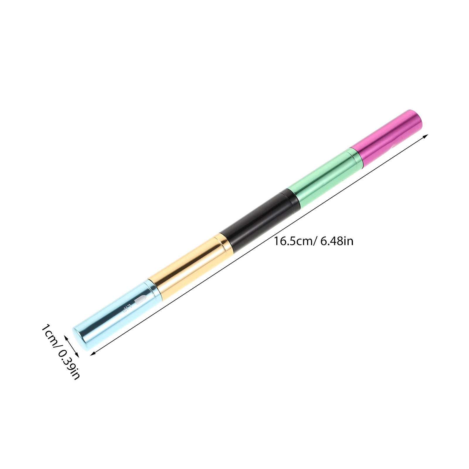 1Set Multifunctional 4in1 Makeup Brush Set Eyebrow Lip Eyeshadow Portable Travel Kit Eyebrow Brush Applicator Travel Makeup Set