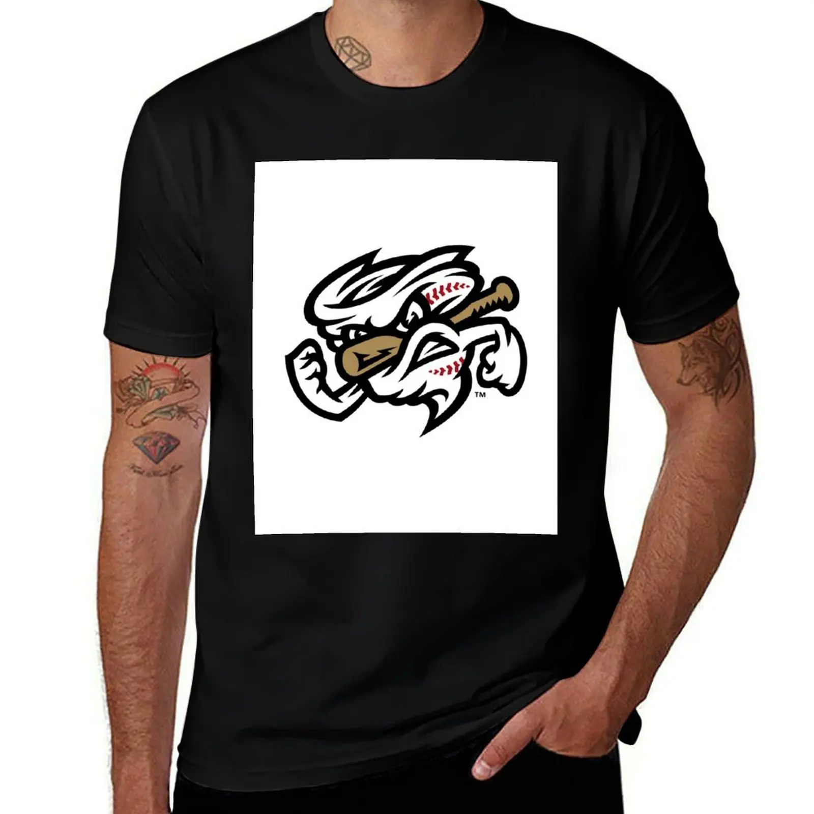 Omaha-Storm-Chasers T-Shirt Casual All Match Short Sleeve T-Shirt