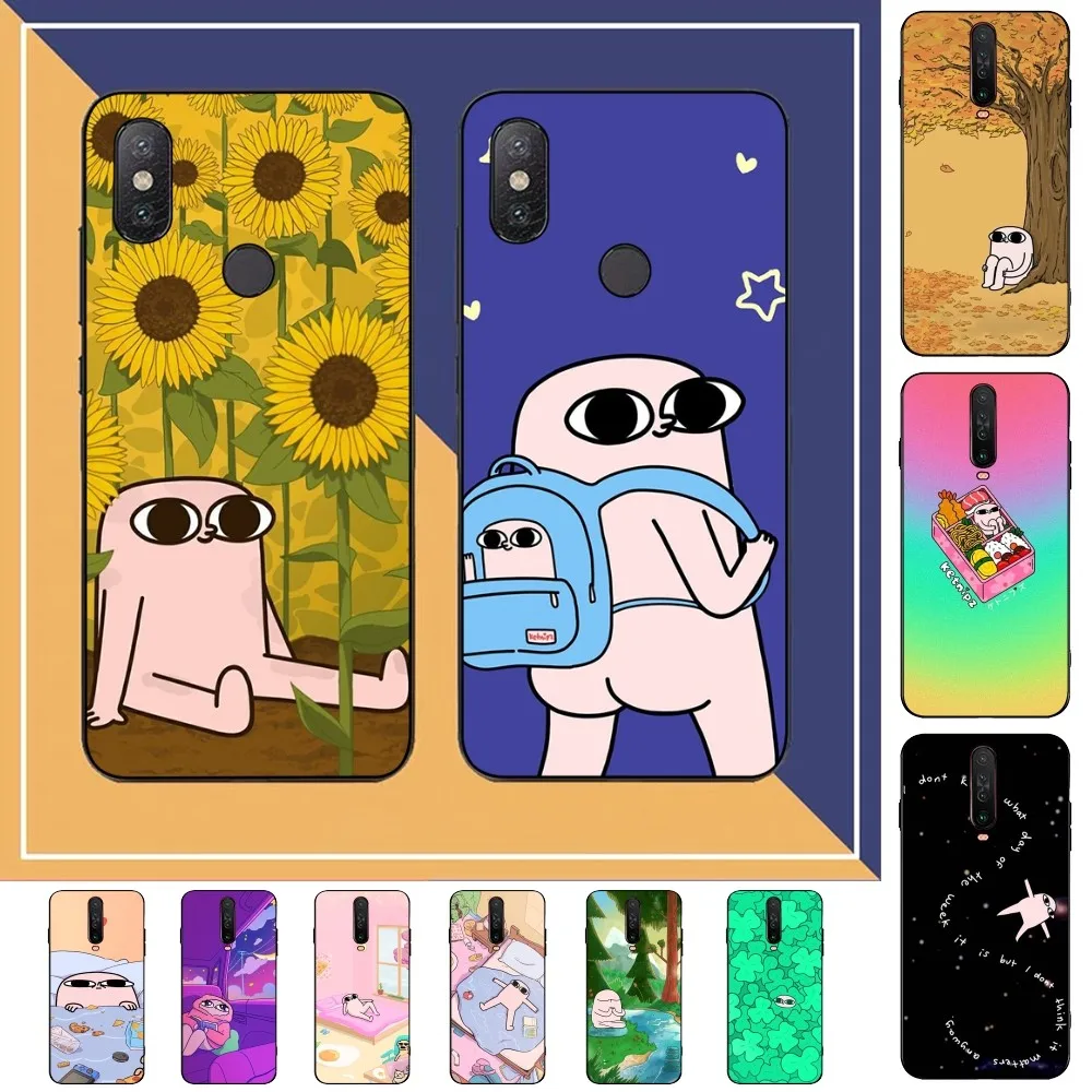 Cute Funny Cartoon ketnipz Phone Case For Redmi Note 4 X 5 A 6 7 8 T 9 9S 10 11 11S 11Epro Poco M3 pro