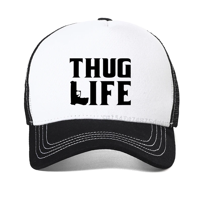 

New THUG LIFE TUPAC SHAKUR SAKUR 2PAC Album Dad Hat Men Rock Band Hip Hop Baseball Cap high quality Mesh trucker hats
