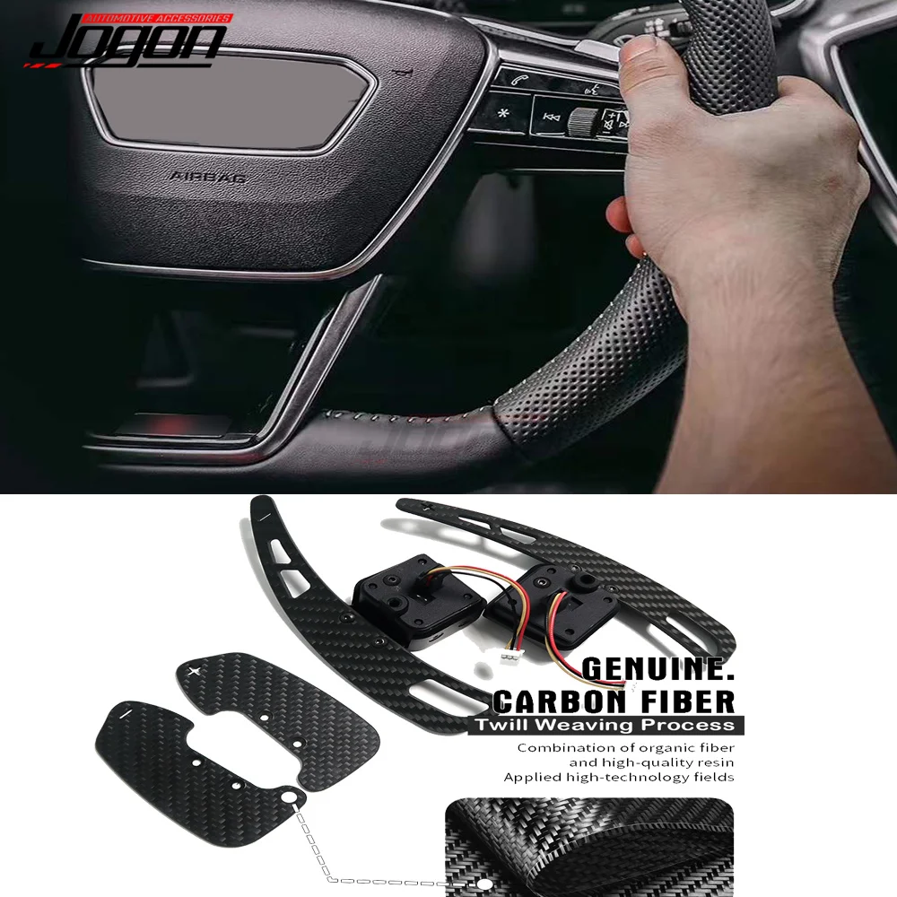 Magnetic Style Paddle Shifter For Audi A6L A6 C8 A7 A7L A8L S6 S7 S8L RS6 RS7 Steering Wheel Extend Steering Wheel Extension