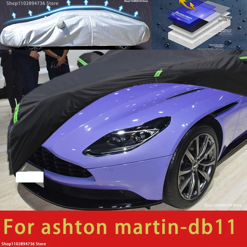 

For ashton martin-db11 fit Outdoor Protection Full Car Covers Snow Cover Sunshade Waterproof Dustproof Exterior Car accessories