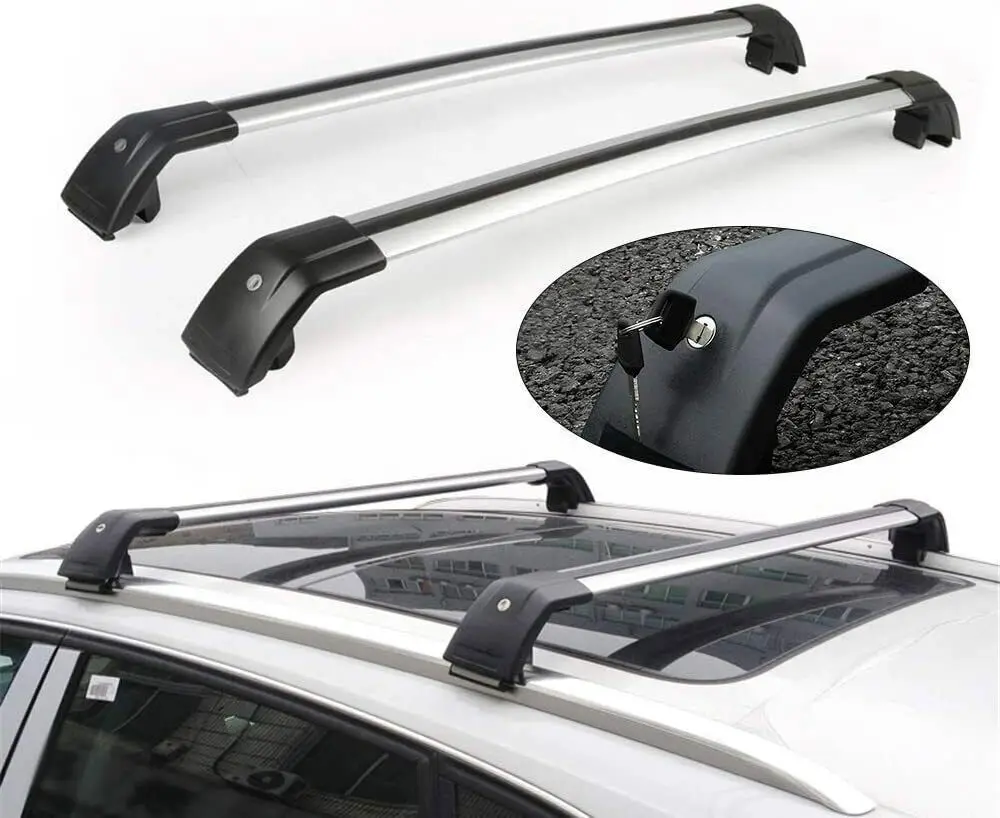 Lockable Roof Rail Rack Cross Bar Crossbar Fit for Lincoln Corsair 2020-2023