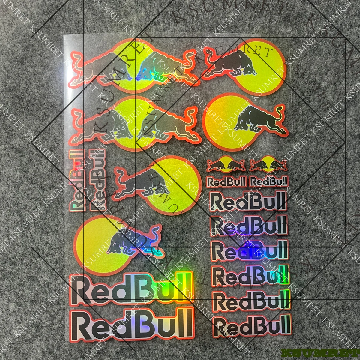 

Laser For Red Bull Motorcycle Sticker Helmet Decals