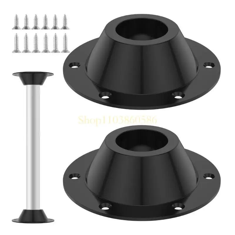 

242A Table Leg Base Dinette Table and Floor Mount Base for Trailer Including Screw