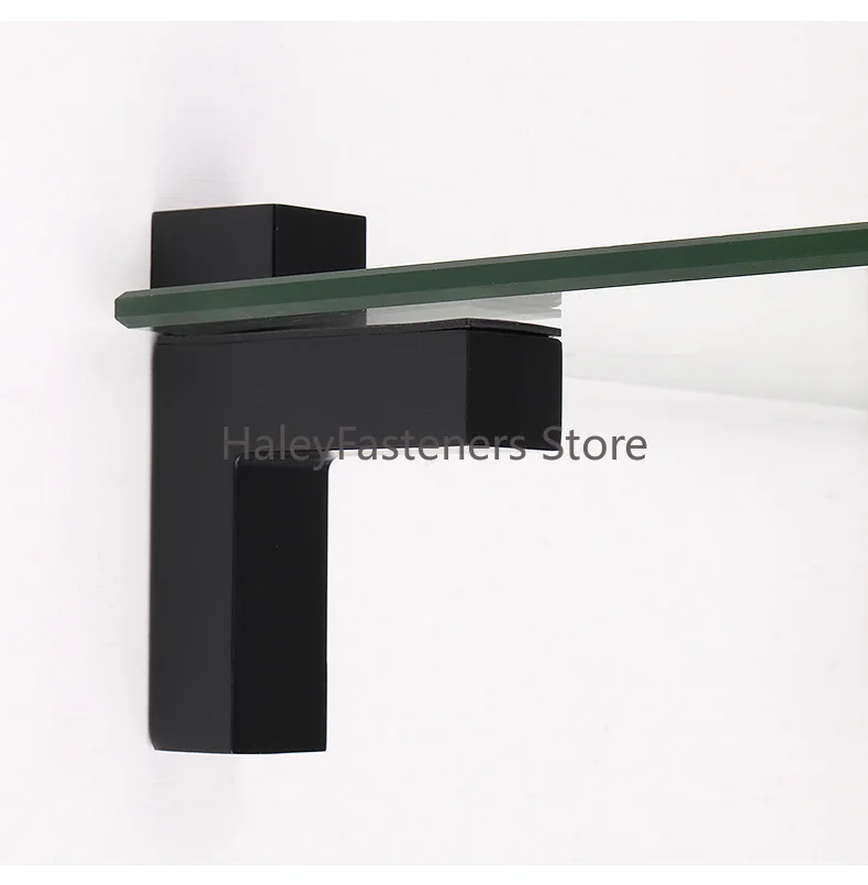 No punching adjustable glass clip baffle laminate holder fish mouth clip F fixed bracket