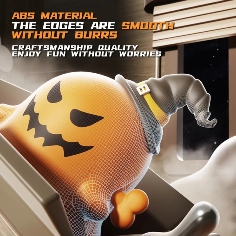 Calabaza fantasma bailando mágica, regalo de decoración para fiesta de Halloween, juguete de cuerda para niños, calabaza fantasma bailando, regalo de Halloween para bebé