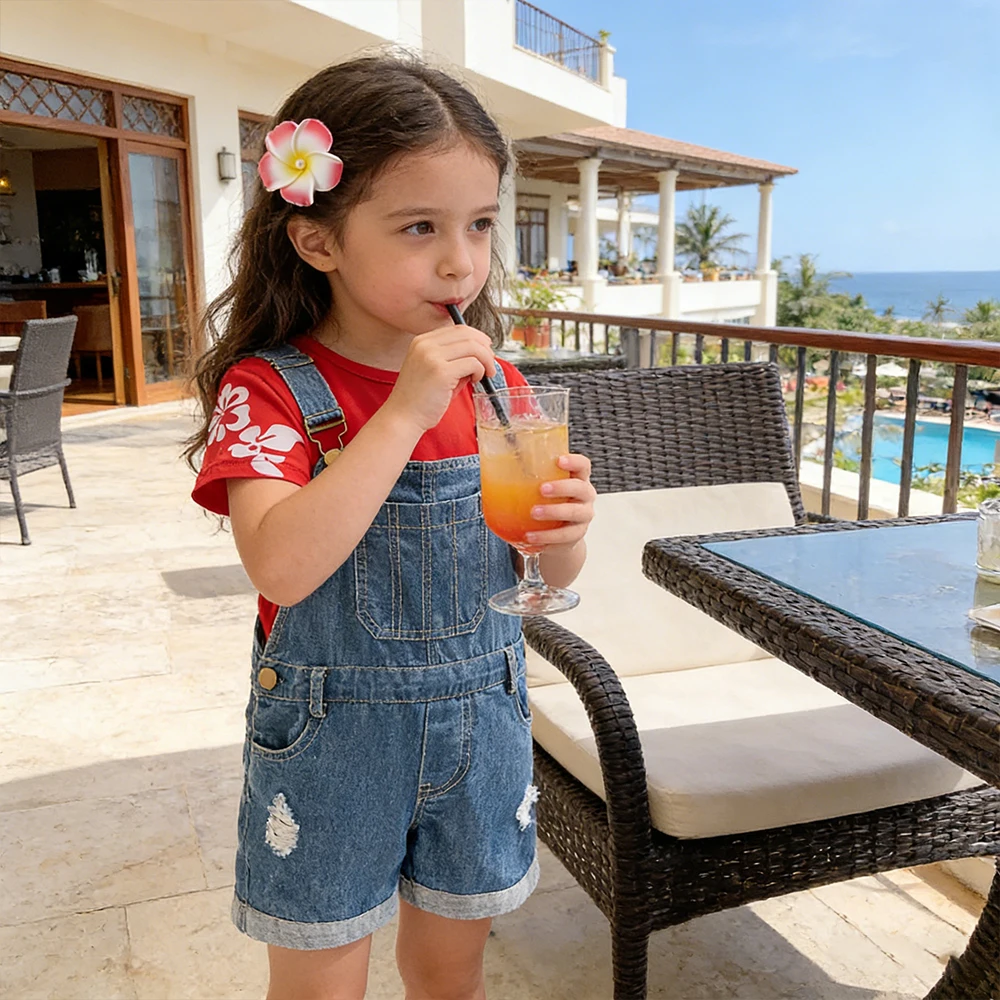 

Movie Same Style Maria Cosplay Costume 2PCS Sets For Children Performance Clothing Summer Casual Girl Clothes Outfits 2026