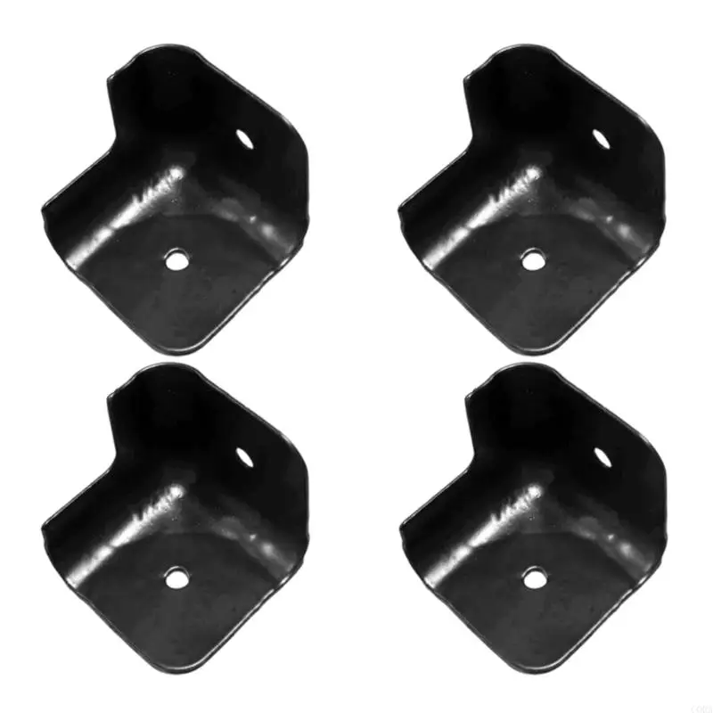 CORA Metal Speaker Cabinet Corner Covers with Preformed Mounting Holes