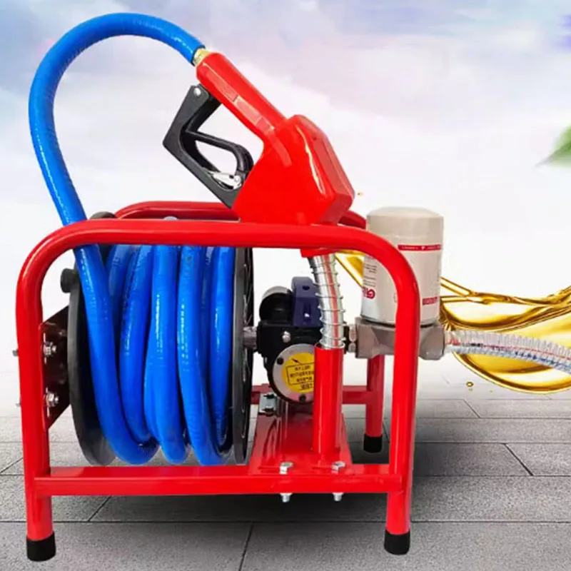 High Power Refueling pump Small Refueling Machine 12V/24V/220V Fuel Transfer Pump Diesel Electric Pump