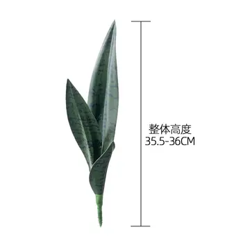 人造虎尾蘭家居裝飾婚禮用品學校桉樹植物,適用於室內外家居臥室花園裝飾 10 最佳銷售 室內植物 - №8