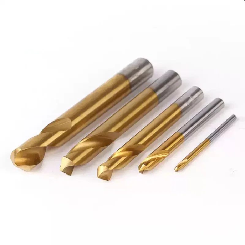 Cobalt-Bearing High-Speed Bai Gang Titanium Plating Fixed-Point Drill Centering Drill Positioning Bit 90 Degrees
