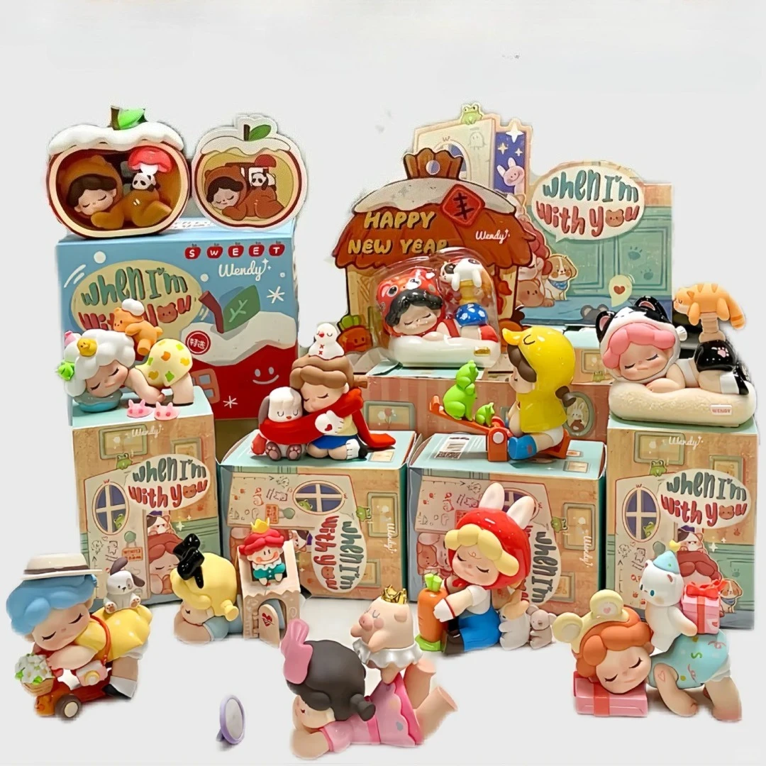 

Венди, когда я с тобой, серия, слепая коробка, кулон, модное украшение, коллекционные предметы, эмалированная кукла, загадочная коробка, кавайный подарок-сюрприз