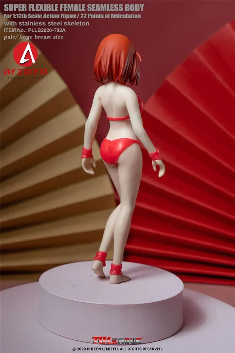 TBLeague 1/12 PLLB2020-T02 figura de acción de Chica de Anime modelo 6 ''mujer pálido pecho grande figura de acción Flexible cuerpo muñeca