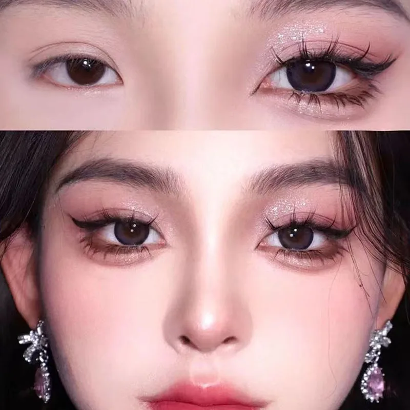 1 pudełko/80 pęczków indywidualny klaster rzęs naturalne przedłużanie rzęs 3D rosyjska objętość naturalne rzęsy z norek narzędzia do makijażu