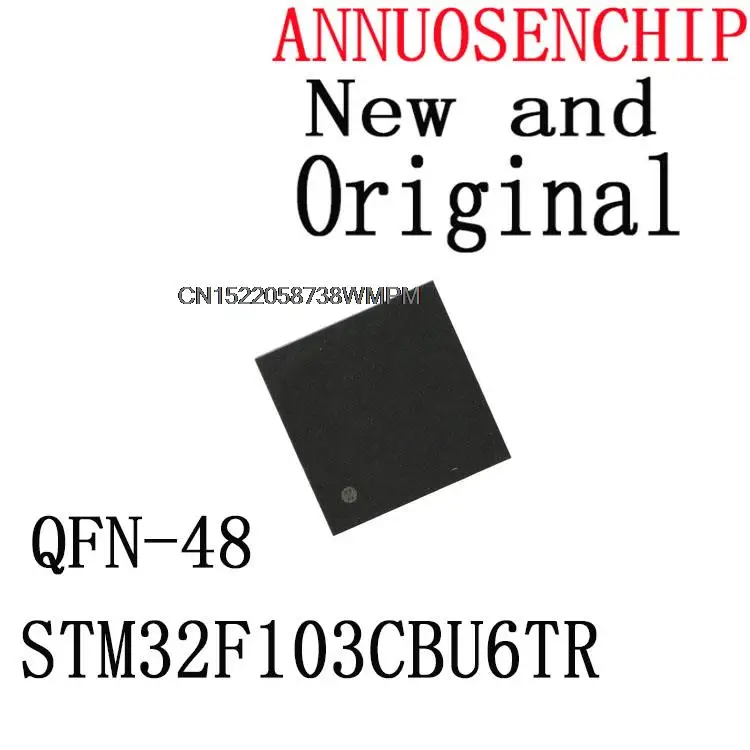 

10PCS STM32F103CBU6 STM32F103 STM32F103CBU QFN-48 100% New original IC STM32F103CBU6TR