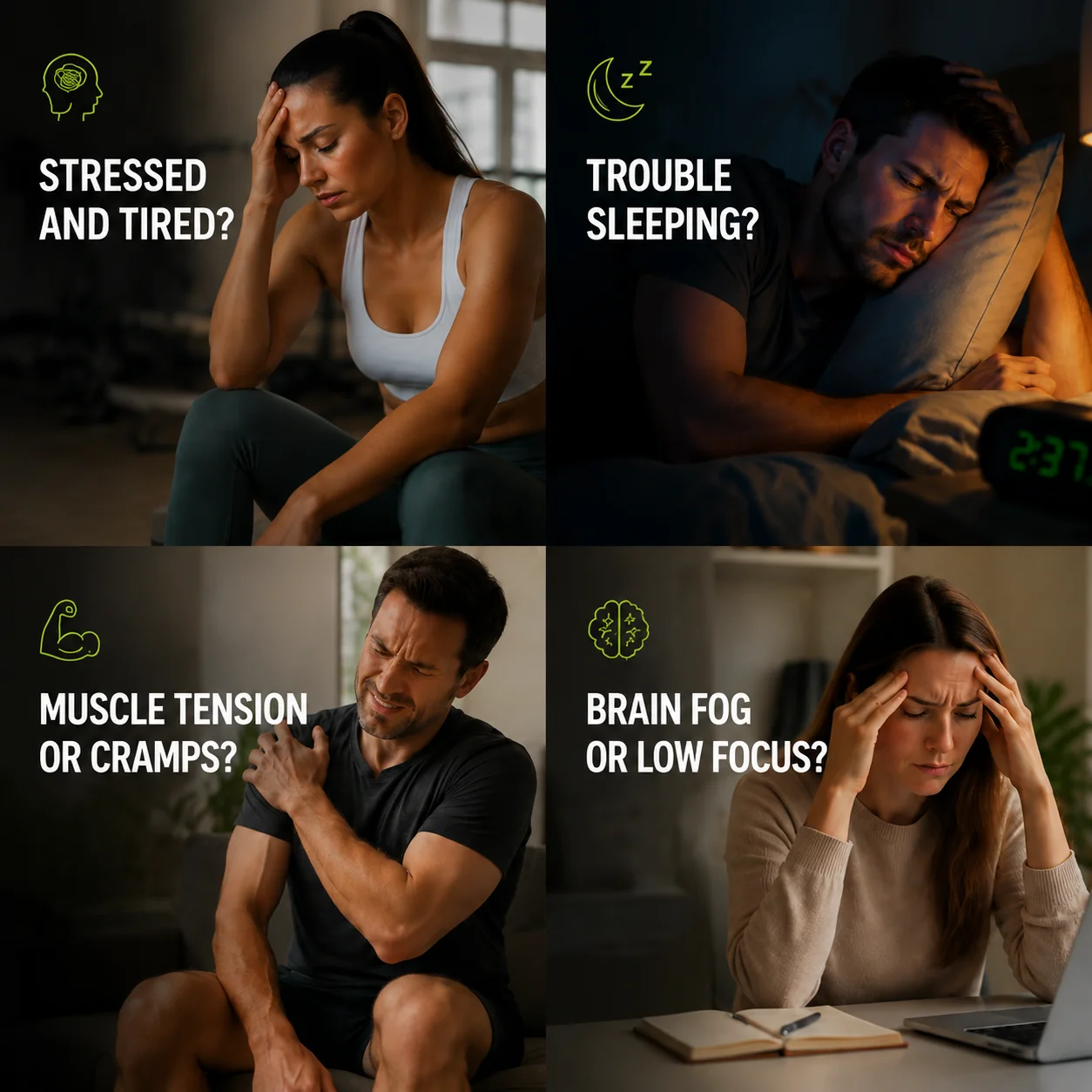 Magnesium Breakthrough Capsules, with Magnesium Glycinate, Malate, Citrate, Support Deep Sleep, Calm, Relieves Anxiety & Stress