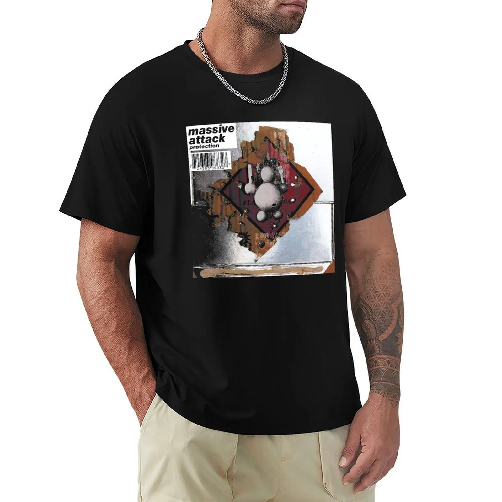 MASSIVE DEFENCE T-Shirt Plus Size Solid Color T-Shirt