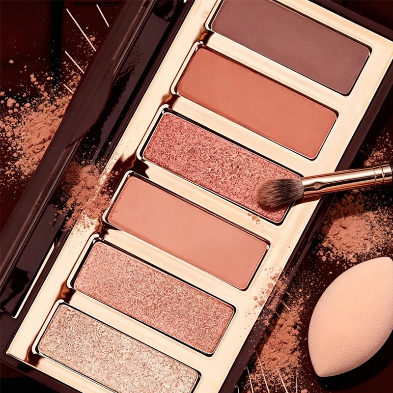 CT Makeup Set Eye Shadow Plate Is Suitable for All Kinds of Makeup with Lipstick Nude Color Silky Lip Mask Protection Lip Care