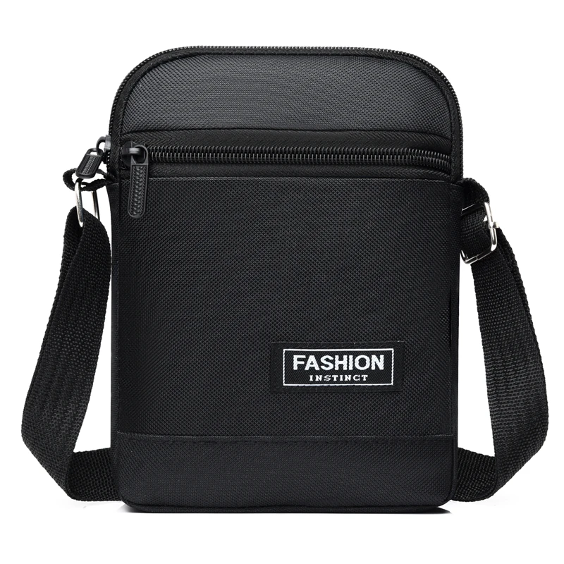 

New Nylon Shoulder Bag For Men's Carry-On Small Shoulder Bag Simple Business Commuter Mobile Phone Bag Crossbody Bag