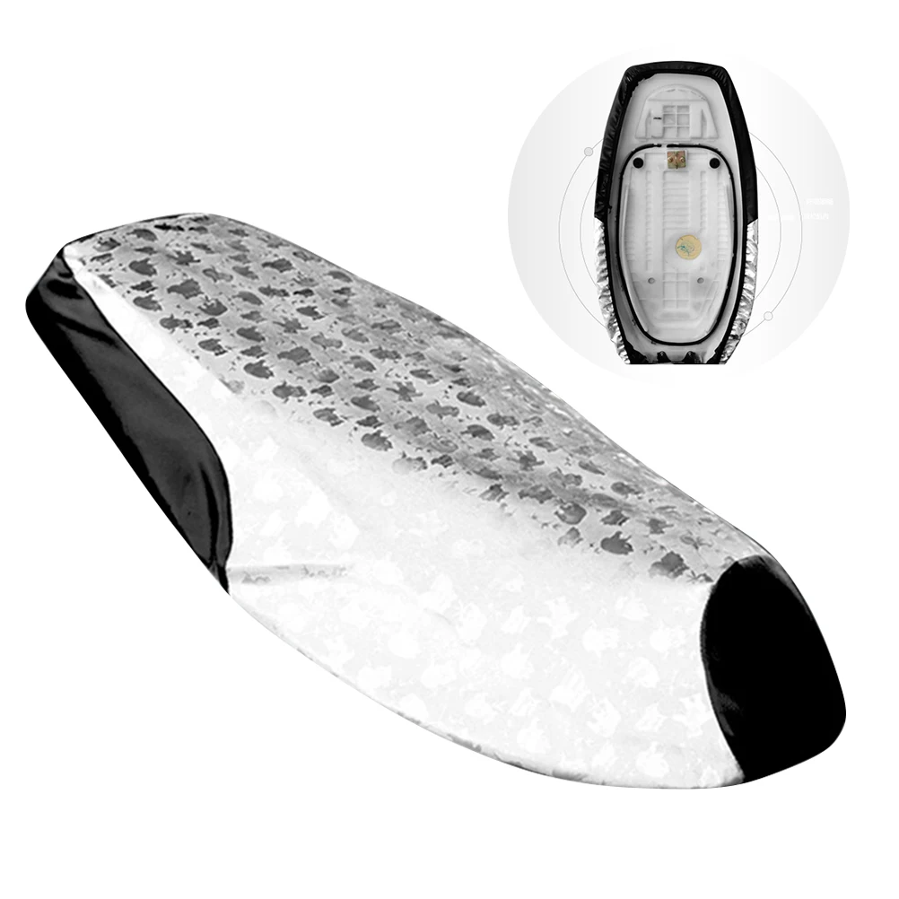 

Sunscreen Cushion Cover Motorcycle Earth Tones Scooter Waterproof Outdoor Seat Shade Passenger Block Accessories Men