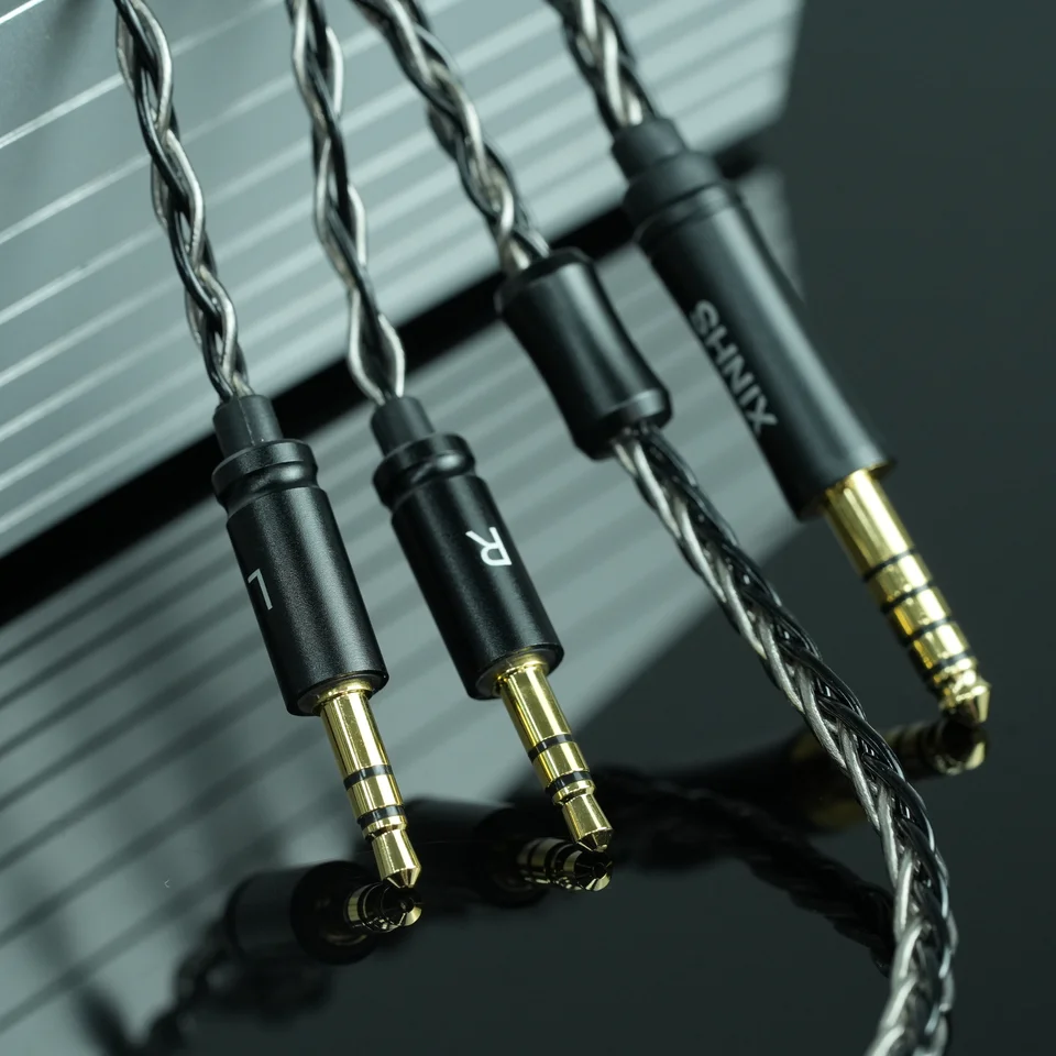 XINHS-116 iem cable double 2.5mm double 3.5mm with 4.4mm balanced