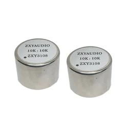 1PCS ZXY3108 Audio cattle balanced Permalloy 10k: 10K Audio Transformer for Audio Isolator Amplifier