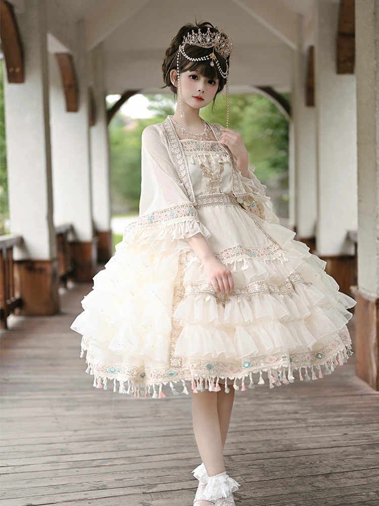 Lolita Dress Daily Girl Miao' S Chiffon Op