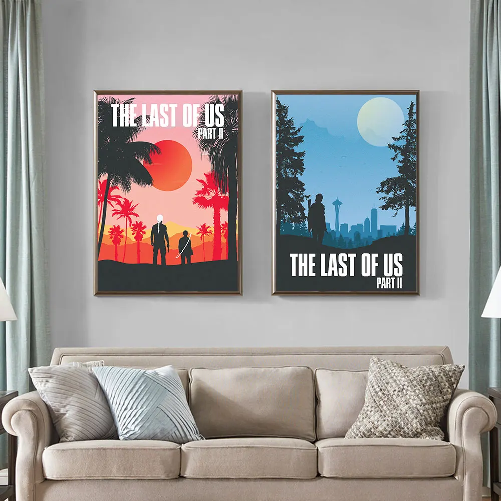 

The Last of Us Game Gallery Wall Art Poster and Print Zombie Survival Horror Action Picture For Living Room Cuadros Decorative