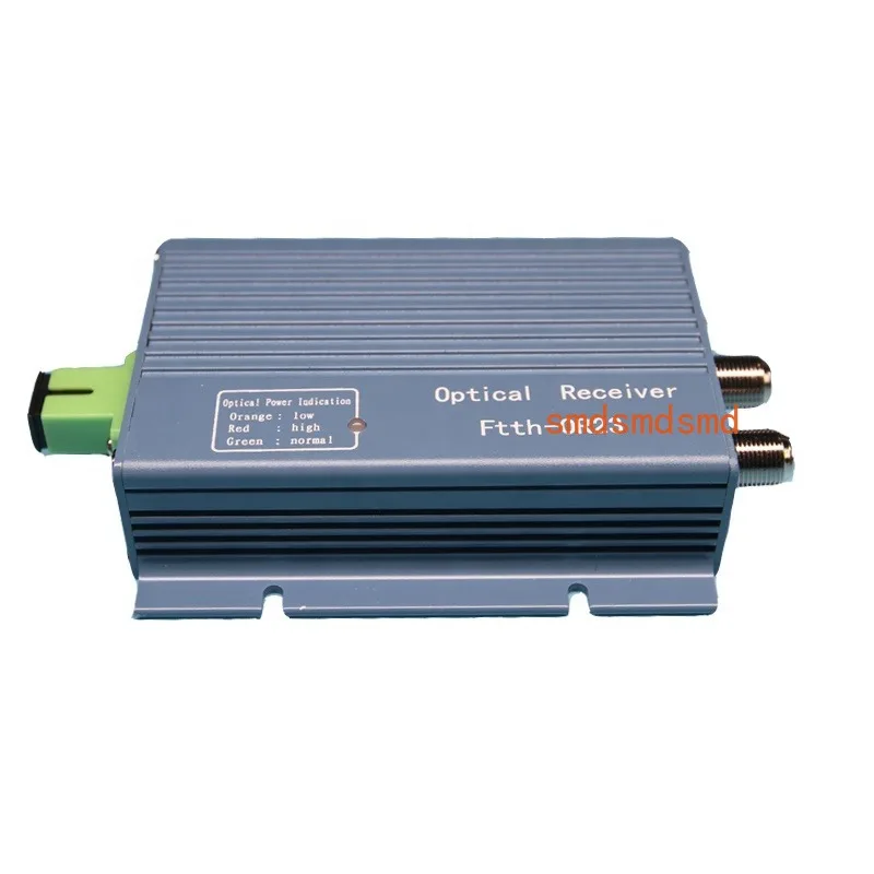 Ultra-low-23dbm WDM High-level Output Optical Receiver FTTH Cable TV Mini-node Optical Control AGC SC APC Network FC Use