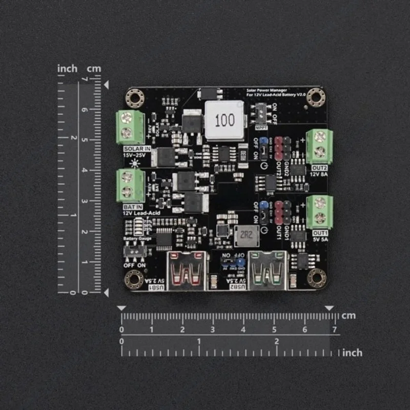 Solar power management module (12V lead-acid battery version) DFR0580