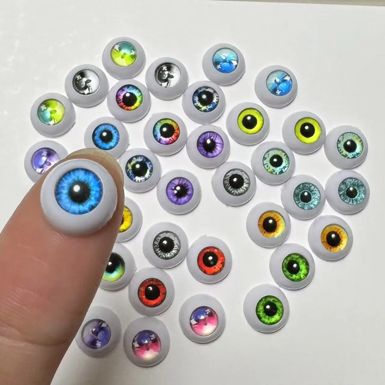 10mm DIY Puppenaugen Zubehör Glas Schüler 10mm Puppe Augapfel Bjd Puppenaugen Ersatzaugen – Detail 4