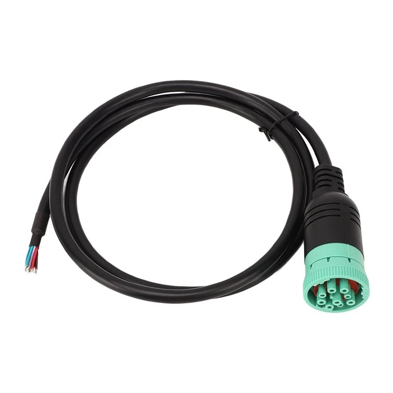 A48P-For Vehicle For Cummins J1939 9Pin Male To Open Plug Diagnostic Cable High Stability Precise Manufacturing Compatible