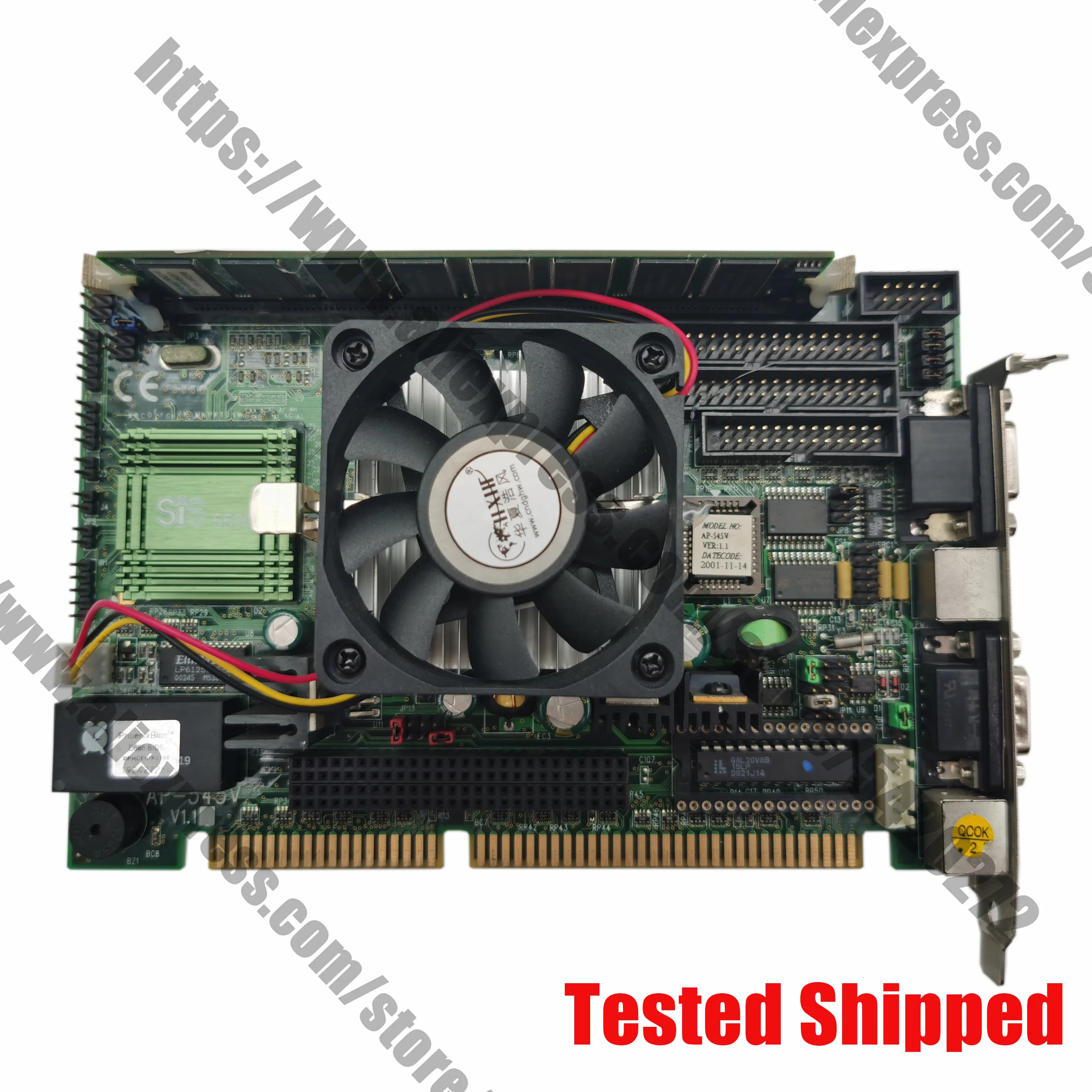 

Industrial control panel AP-545V V1.1 ISA semi - long card control motherboard Good quality