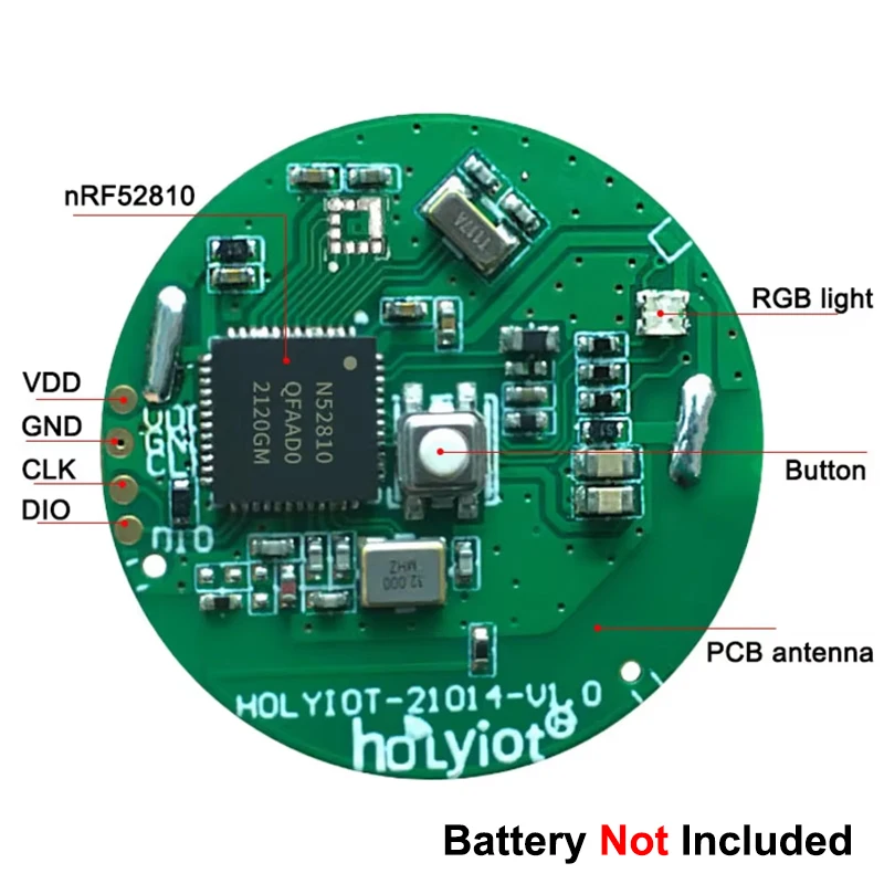 Holyiot NRF52810 Bluetooth Beacon Tag Optional Accelerometer Sensor BLE 5.0 Module Low Power Consumption Ble lbeacon Eddystone