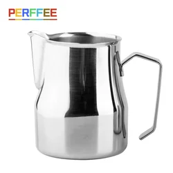 Milk Frothing Pitcher Stainless Steel Professional Milk Frother Jugs Barista Espresso Steam Cup Long Rounded Spout 350/550/750ml