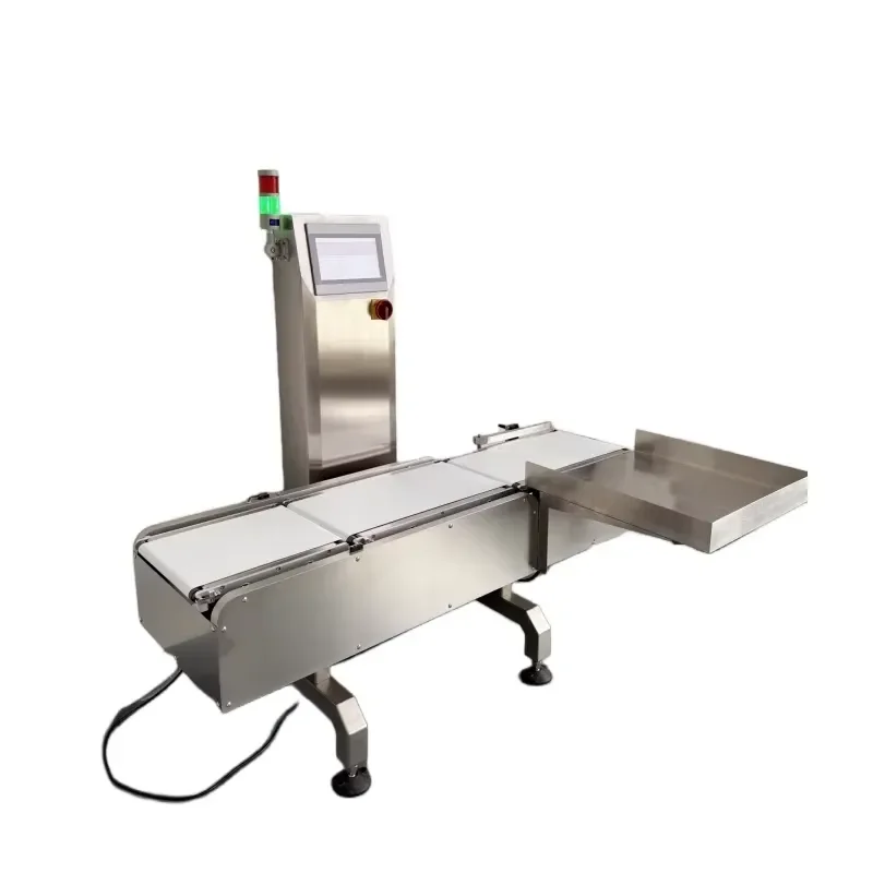 Dynamic Checkweigher Light Weight Products With Electric Rejection Food Production Line Weight Checker
