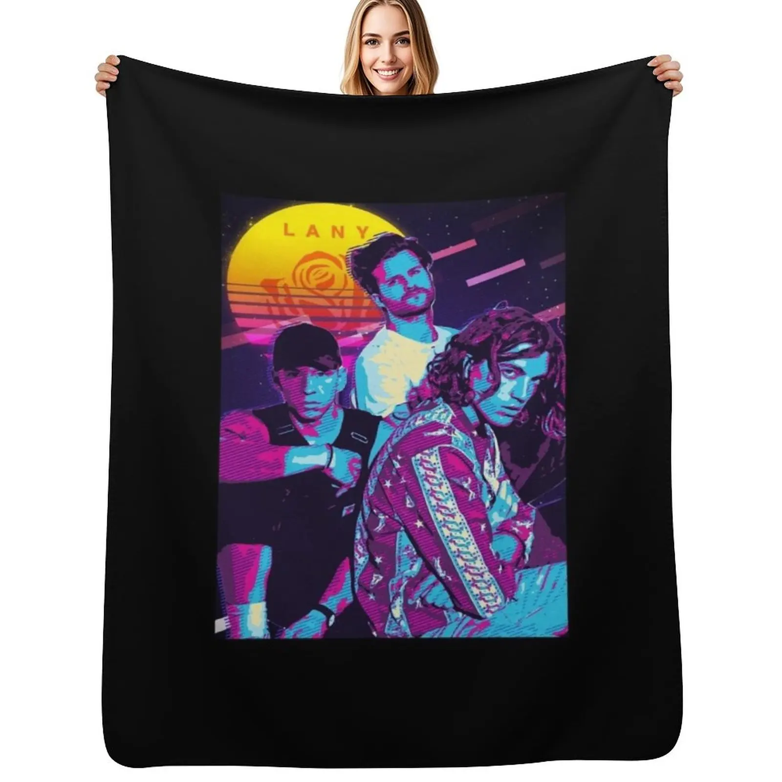 

LANY Throw Blanket Luxury Brand for winter Decorative Beds Flannel Blankets