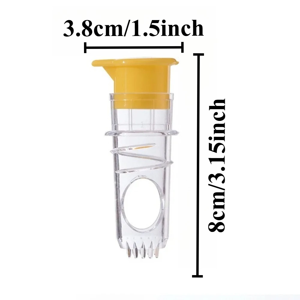1PC Portable Lemon Squeezer Resuable Lightweight Juices Reamer Washable Manual Juices Reamer Built in Filter for Home Travel