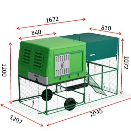 Chicken coop standard double-layer deluxe double-layer rain and sun protection