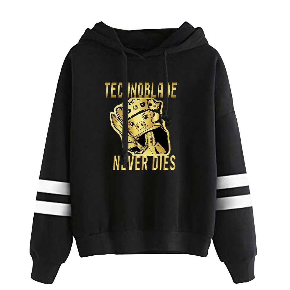 technoblade Merch Hoodie Fashion Hooded Sweatshirt Pullover Tracksuit Hip Hop Tops Dream SMP Clothes Sweatshirt Merch T-shirt