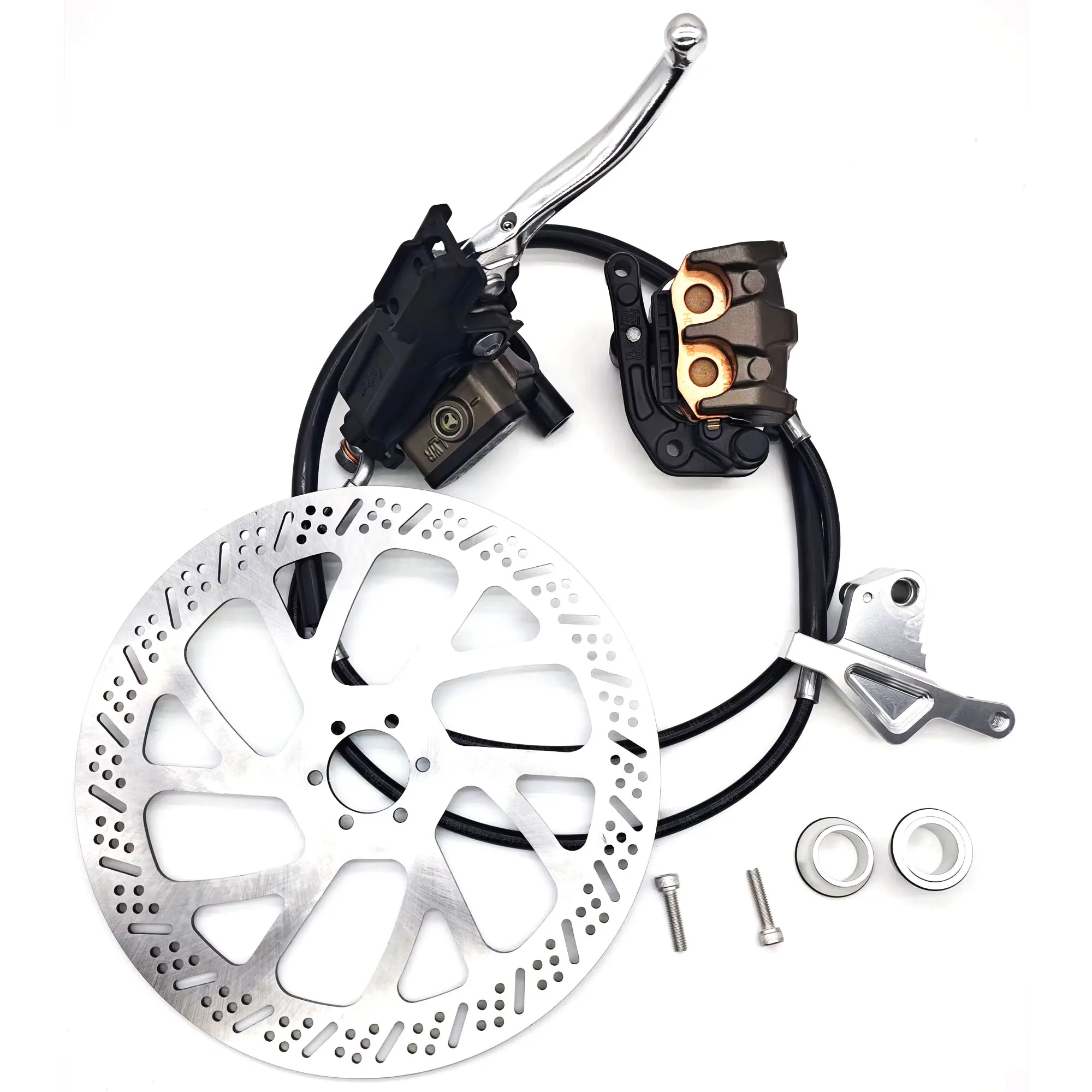 

Light bee / Eride Pro SS Mod Ultra bee Тормозная система Адаптер переднего суппорта Легкий кронштейн суппорта и тормозной комплект Диск 240 мм