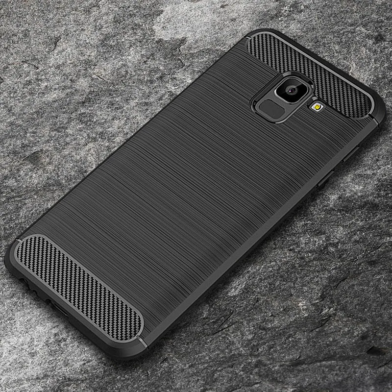 For Samsung Galaxy A8 2018 Case A530F A8 Silicon Carbon Fiber TPU Soft Silicone Case For Samsung Galaxy A8 Plus 2018 A730F Cover