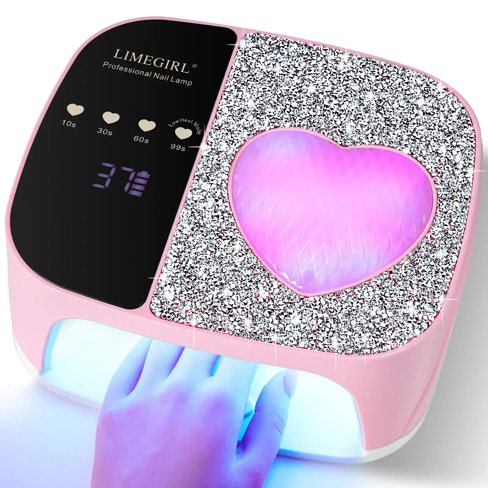 Drahtloser UV-LED-Nagellampentrockner mit 36 LEDs, wiederaufladbare UV-Lampe für Nägel, UV-Gel-Nagellack, Acryl-Trocknungsgeräte