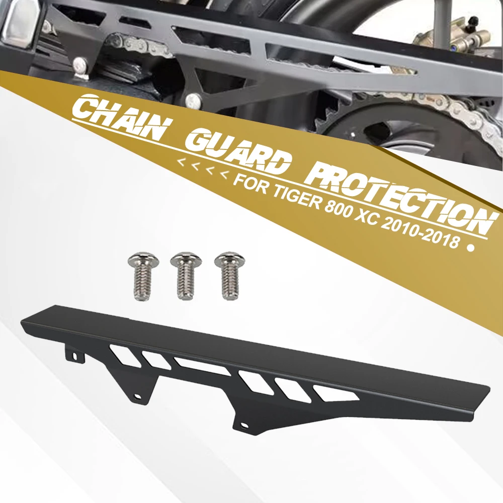 

Motorcycle Protector Chain Belt Sprocket Stainless Steel Cover Guard FOR Tiger 800 / XC 2010-2012-2013-2014-2015-2016-2017-2018