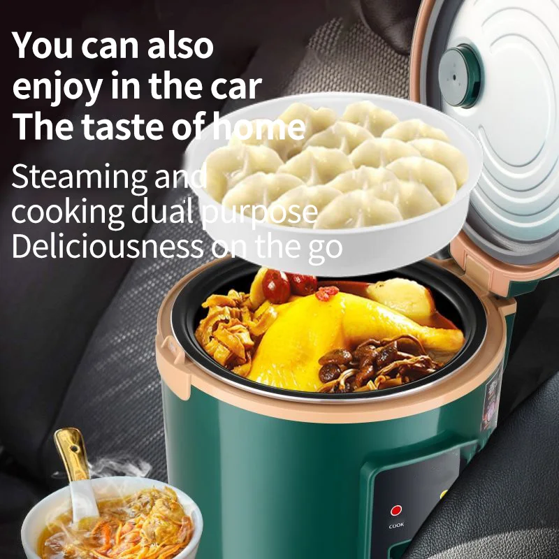 3L large capacity 24V car rice cooker 200W for truck