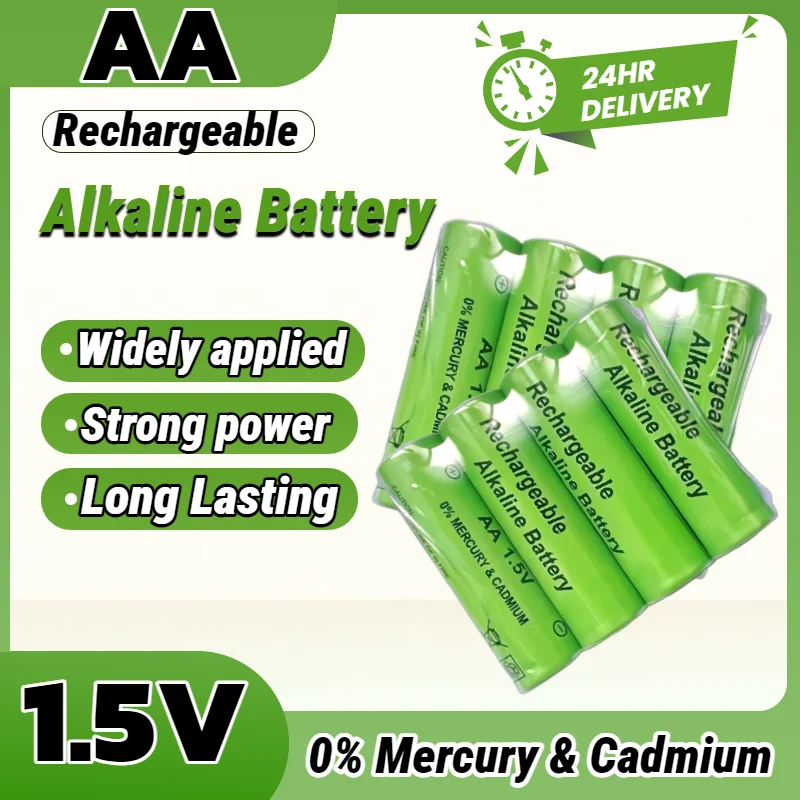 High Capacity 1.5V AA 3000mAh Rechargeable Batteries, Long Lasting for Toys Camera Remote Control Flashlight & Mouse