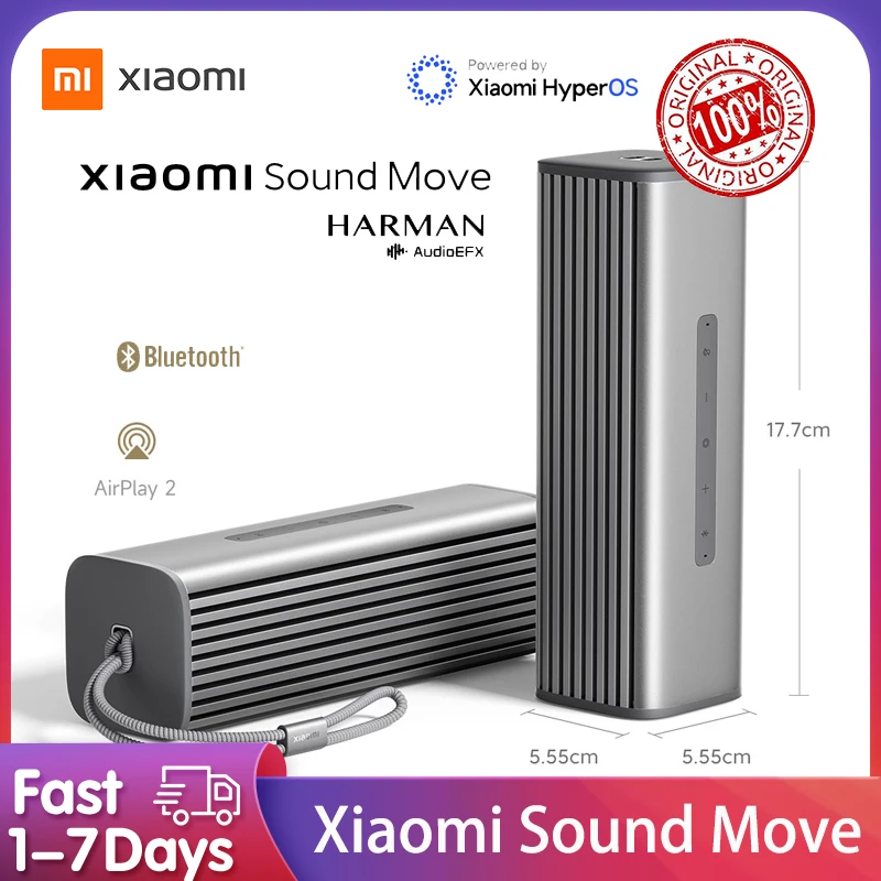 Xiaomi Sound Move HiFi Outdoor Speaker Stereo Bluetooth Portable Speaker IP66 Waterproof  Hi-Res Sound Mode Bluetooth 5.3